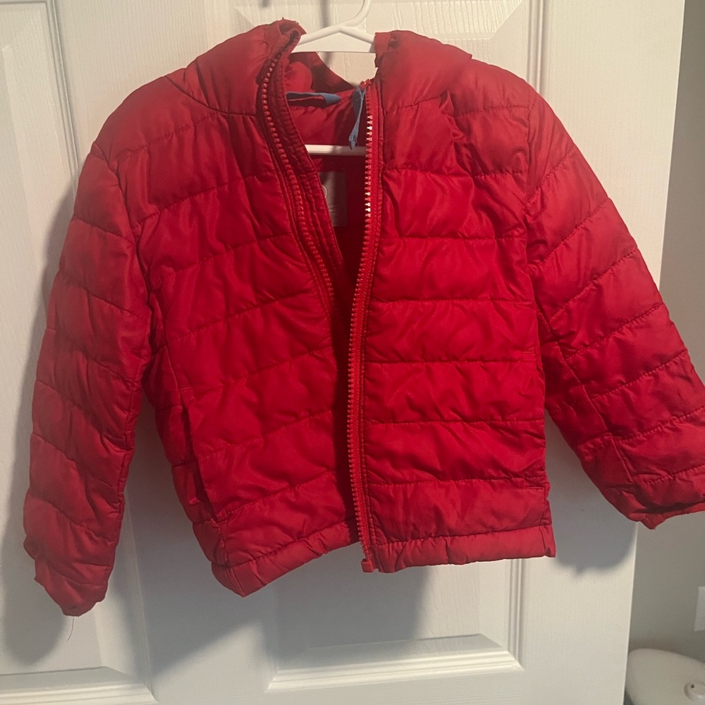 Red Kids Puffer Jacket